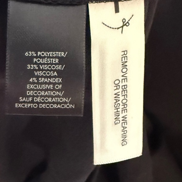 NWT Ann Taylor Lace Appliqué Bell Sleeve Shift Dress - Picture 8 of 8